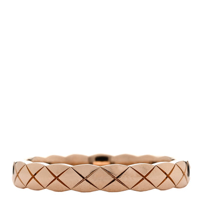Chanel 18K Beige Gold Mini Coco Crush Ring 56 7.5 3 of 4
