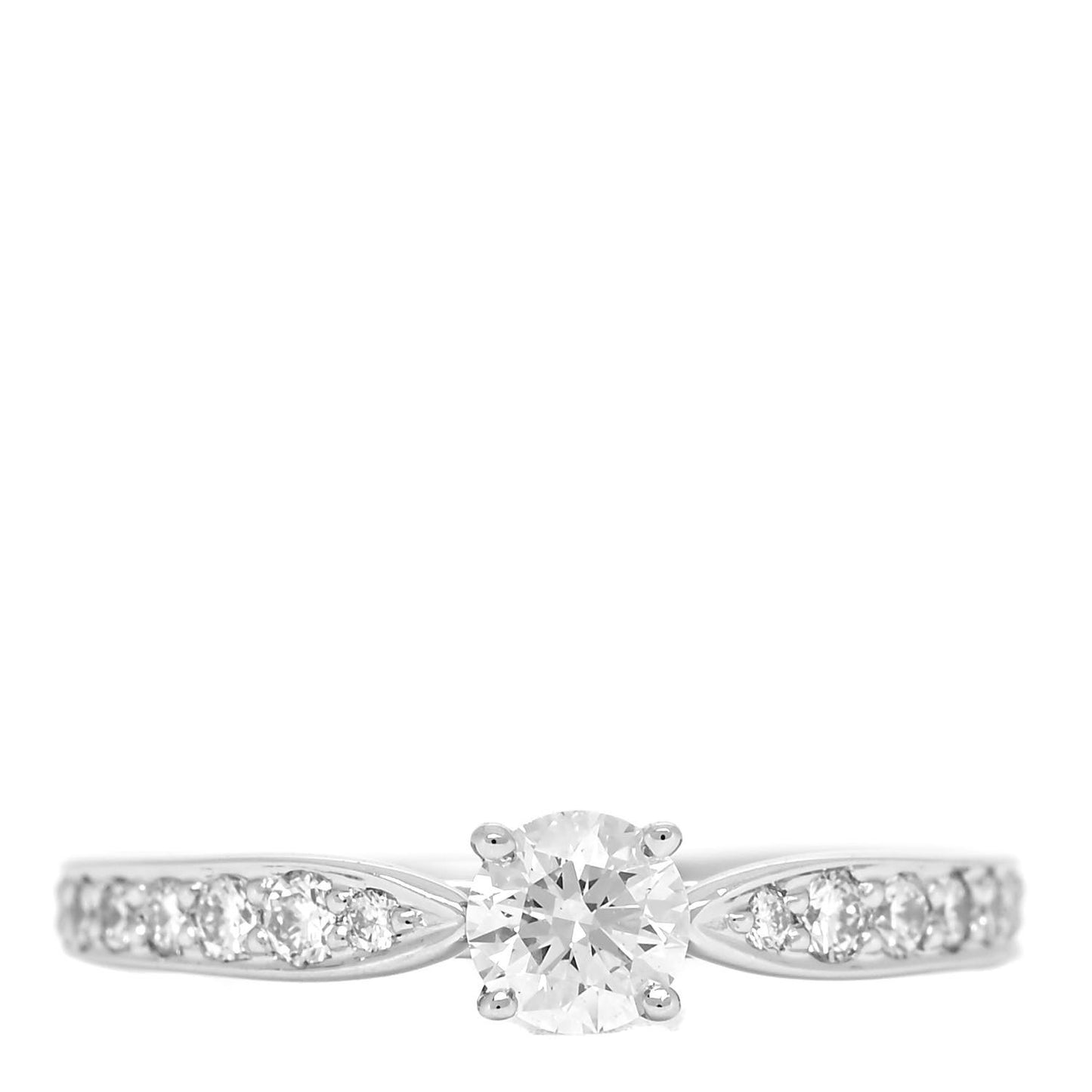 Platinum Diamond .23ct Harmony Round Brilliant Engagement Ring 47 4