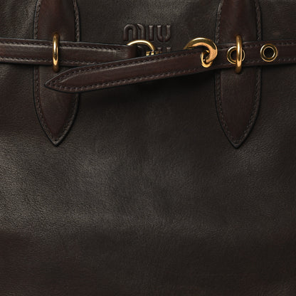 Miu Miu Nappa Medium Aventure Bag Brown 7 of 10