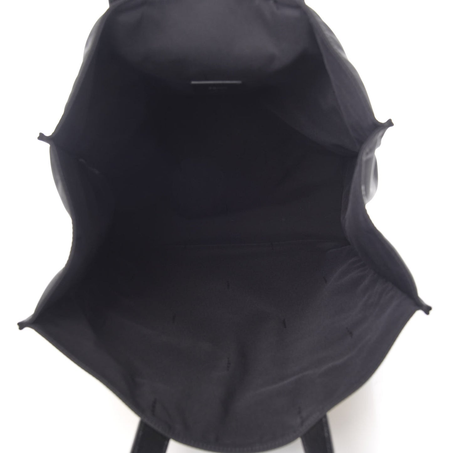 Nylon Vitello Elite Monster Eyes Tote Black Yellow
