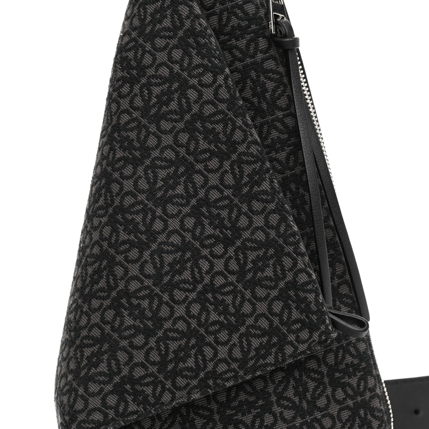 Jacquard Anagram Calfskin Anton Sling Anthracite Black
