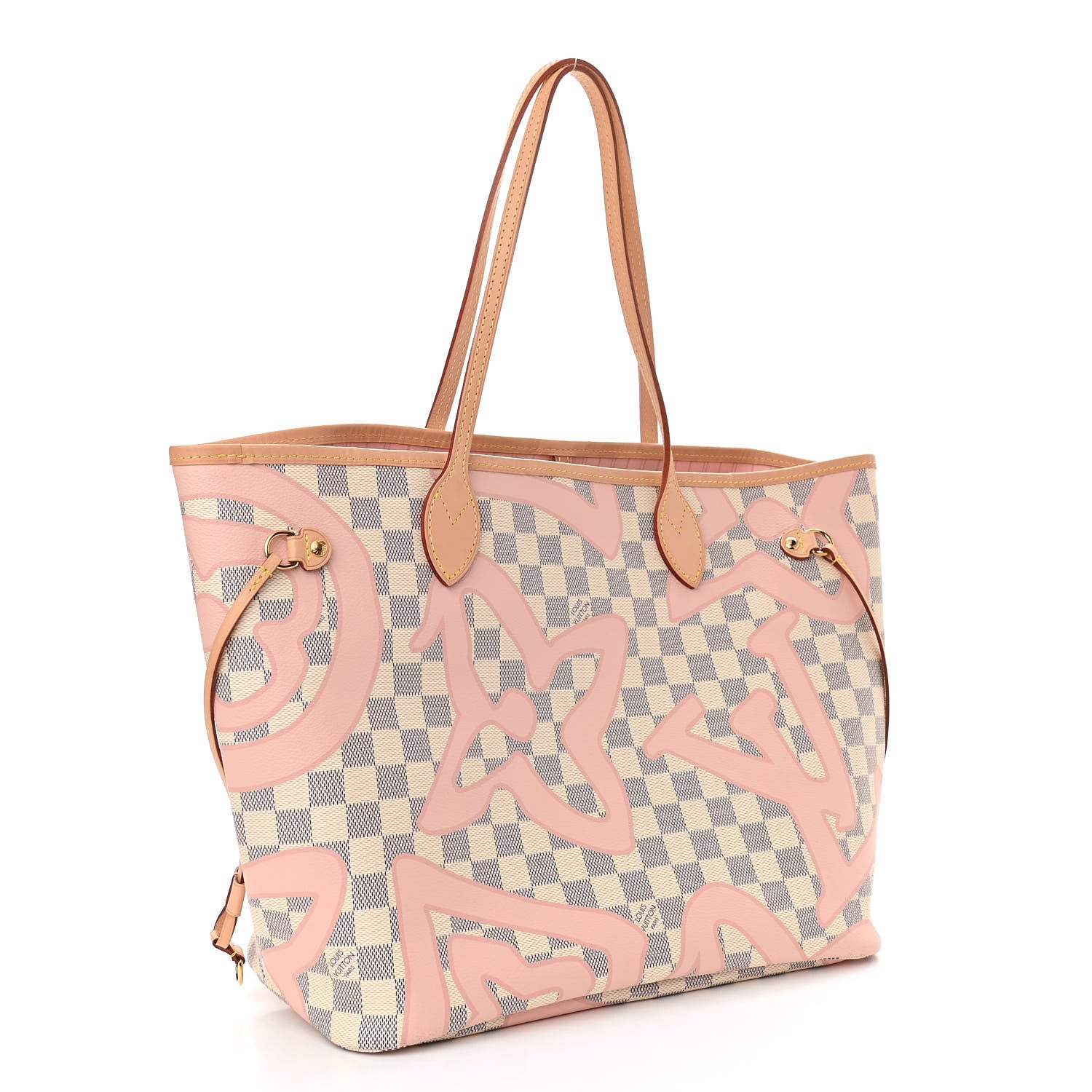 Louis Vuitton Damier Azur Tahitienne Neverfull MM 4 of 10