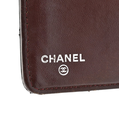Chanel Lambskin Quilted Yen Wallet Black 7 of 14