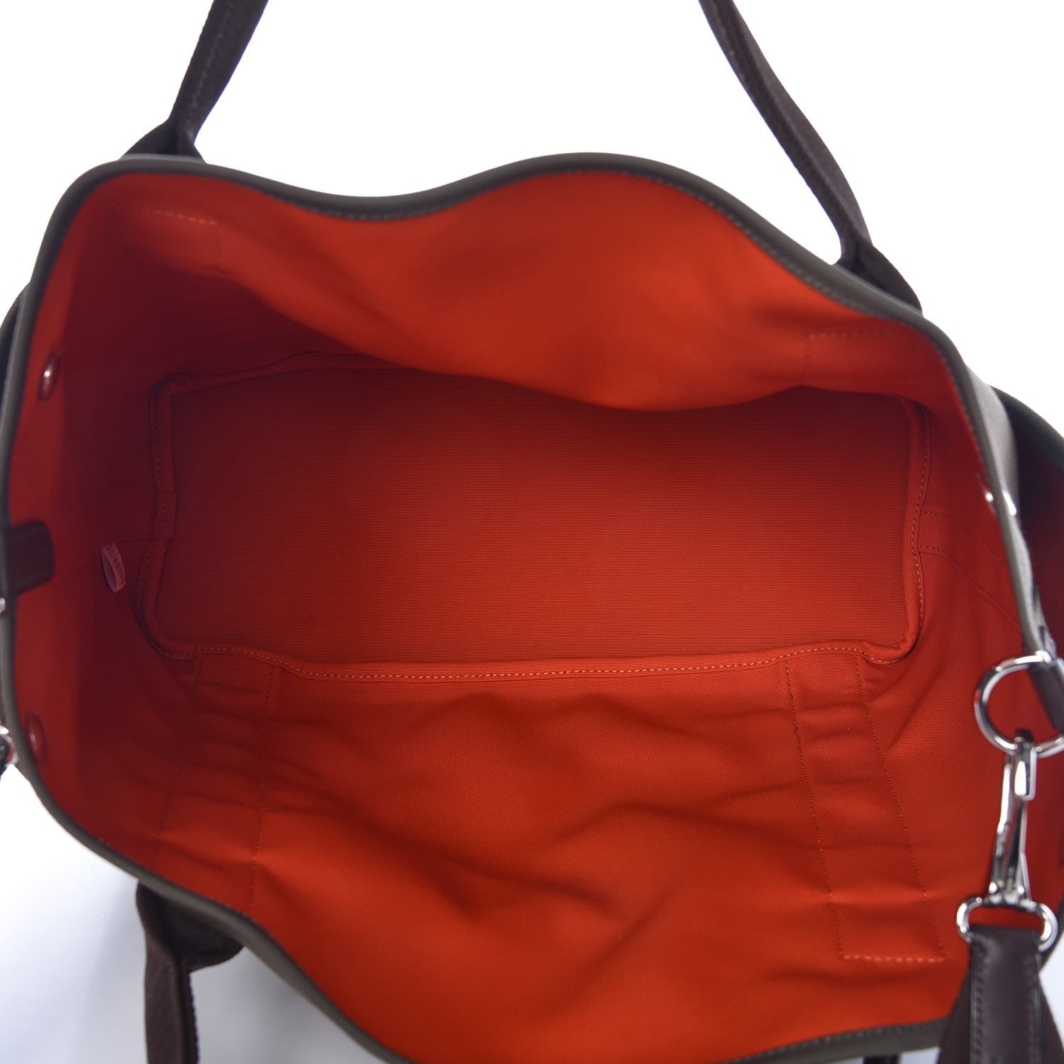 Hermes Toile Sac De Pansage Groom Kaki Feu 6 of 10