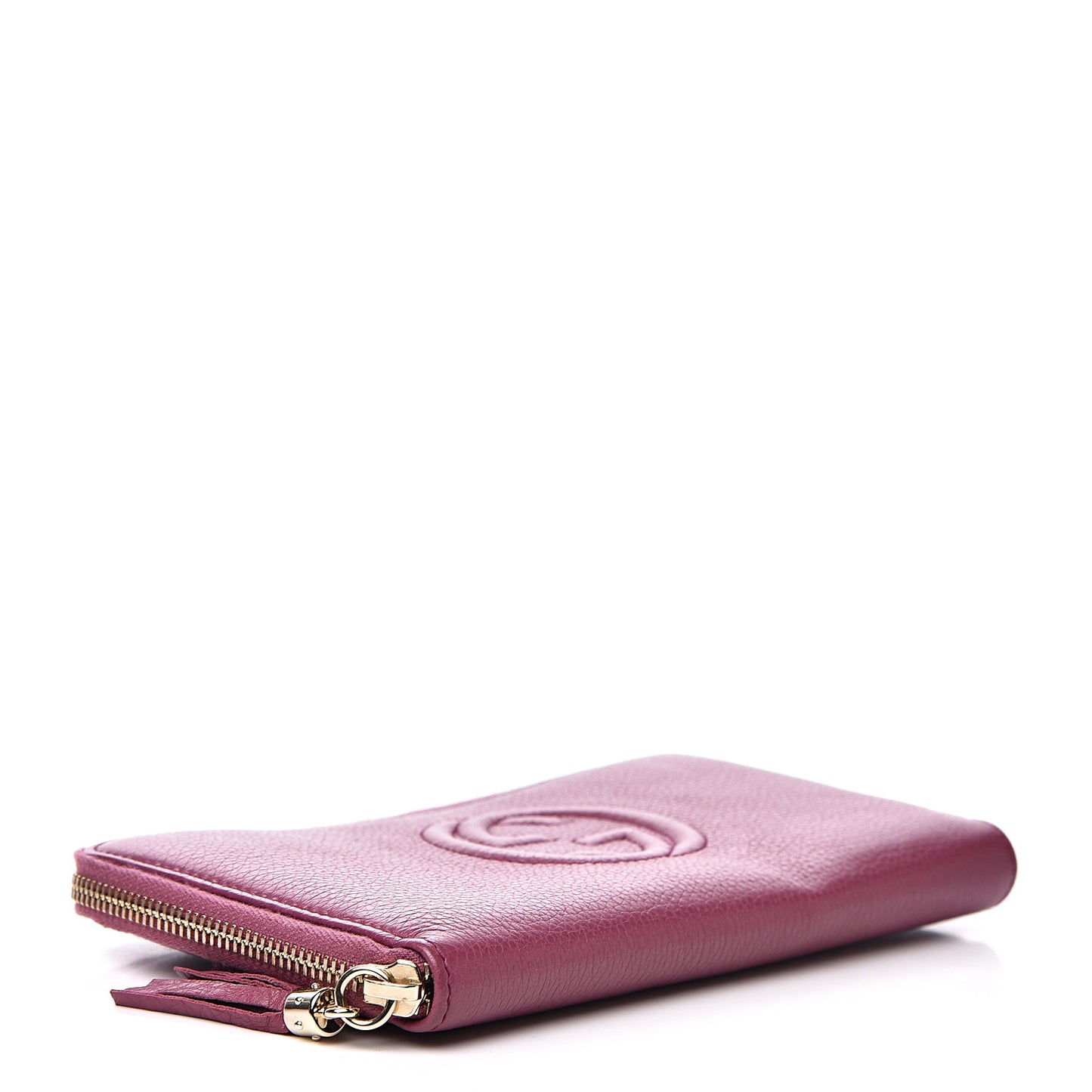 Pebbled Calfskin Soho Zip Around Wallet Peonia Flower
