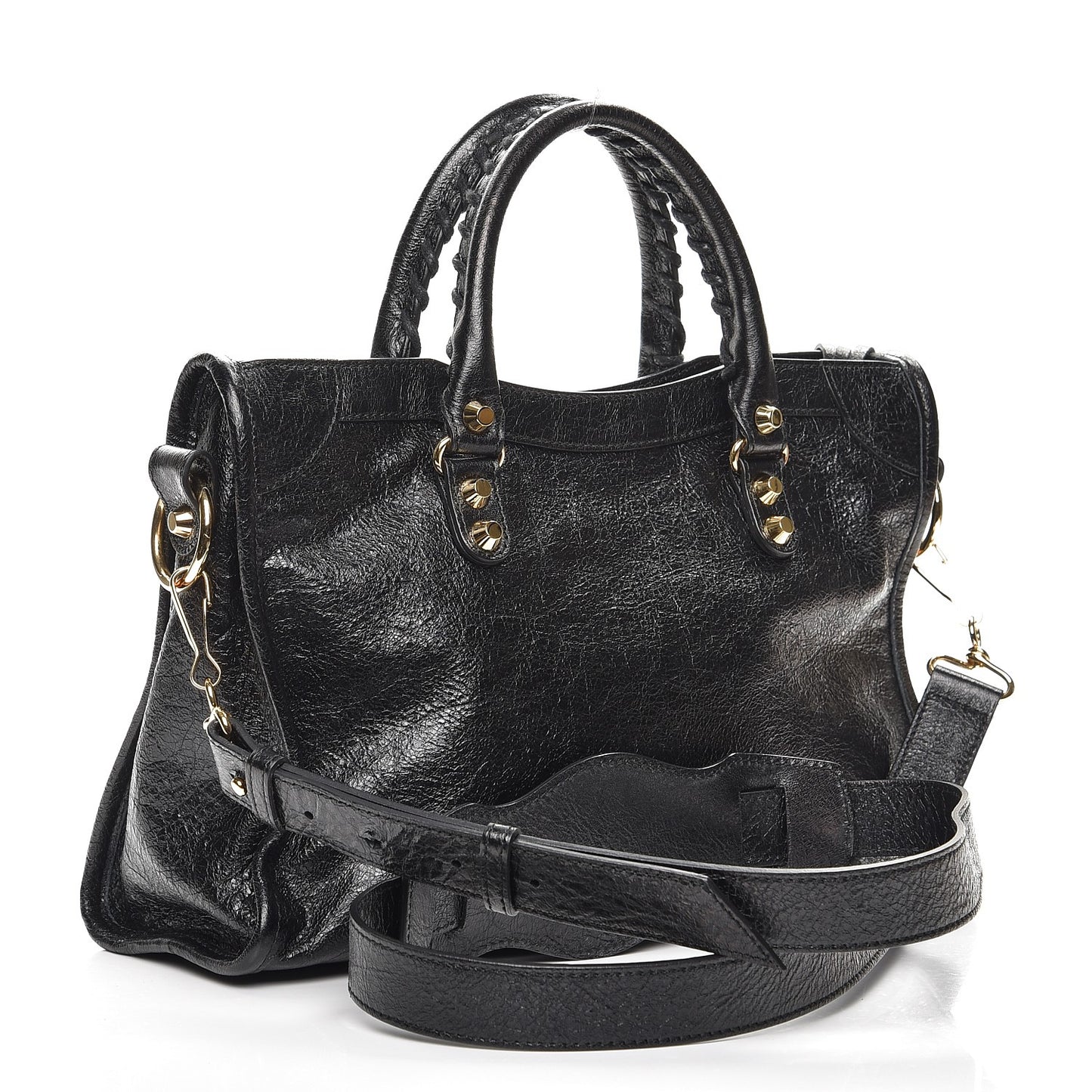 Agneau Classic Gold Hardware S City Black