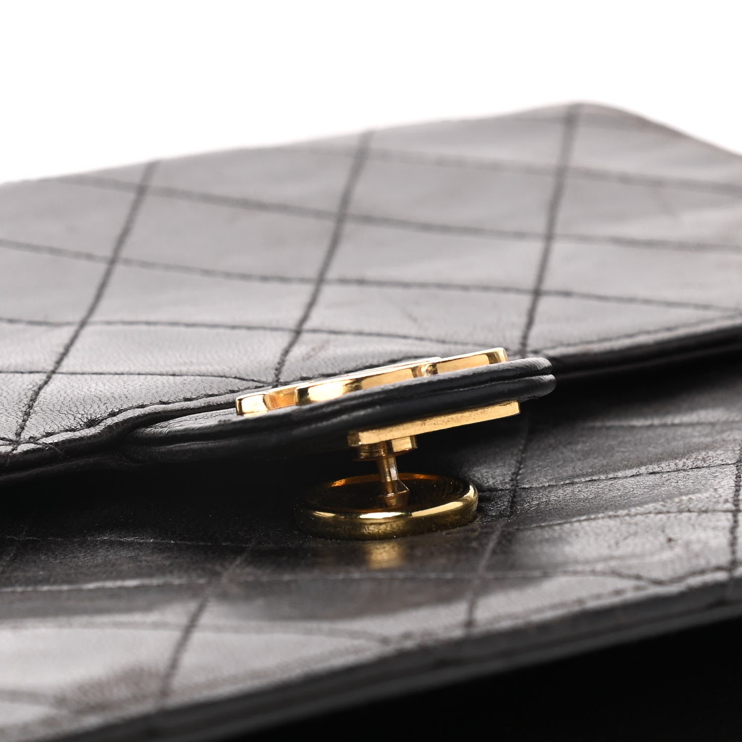 Chanel Lambskin Quilted Small Single Flap Black 2 of 18