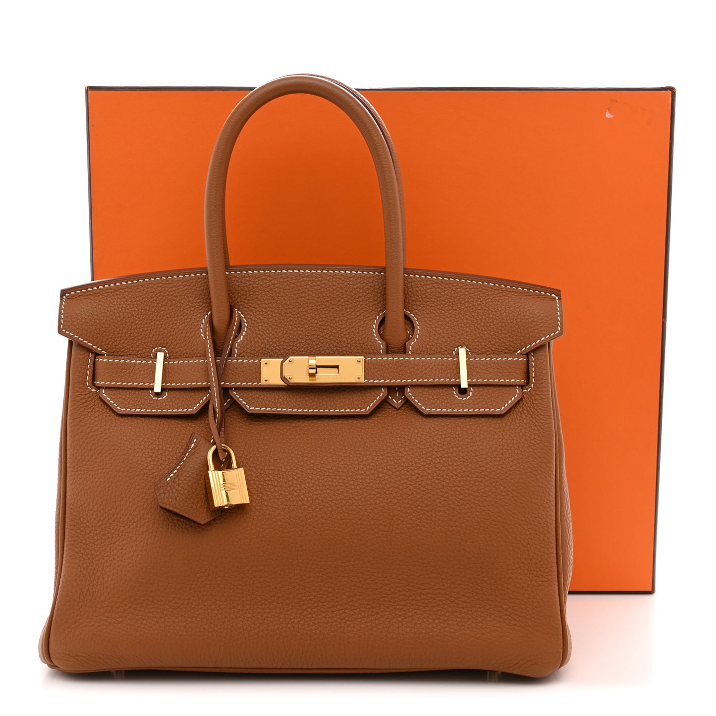 Togo Birkin 30 Gold