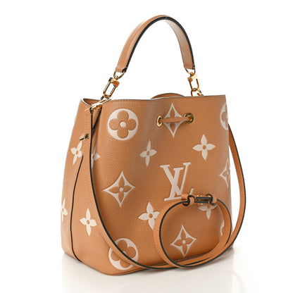 Louis Vuitton Empreinte Monogram Giant Neonoe MM Arizona Beige 4 of 10