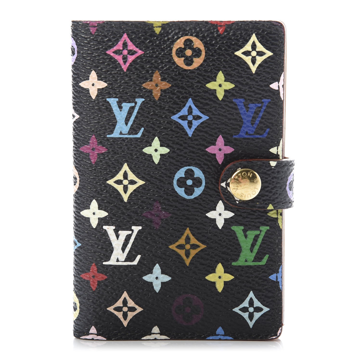 Louis Vuitton Monogram Multicolor Carnet de Bal Mini Agenda Cover Black 1 of 6