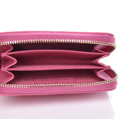 Chanel Caviar Quilted Zip Coin Purse Pink 5 of 8