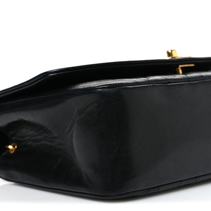 Chanel Lambskin Quilted Small Single Flap Black 10 of 11
