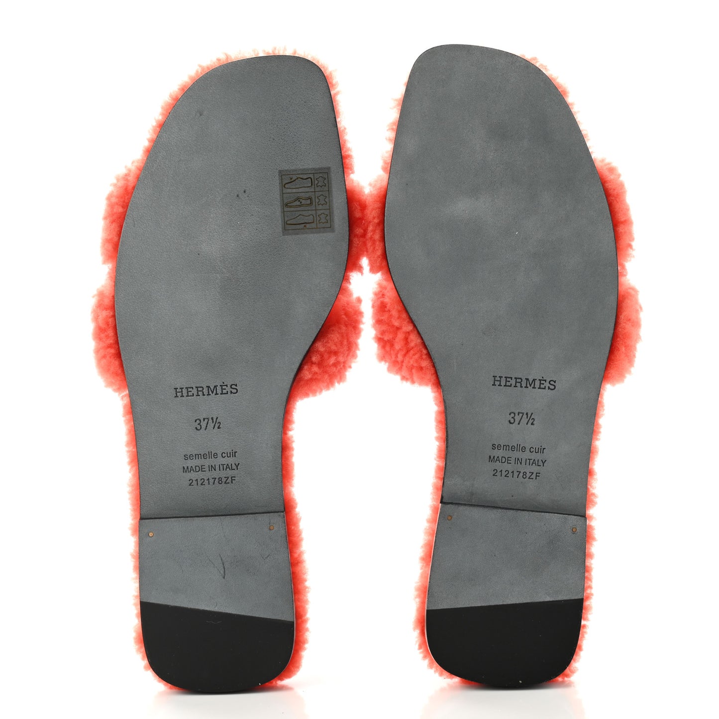 Woolskin Oran Sandals 37.5 Orange