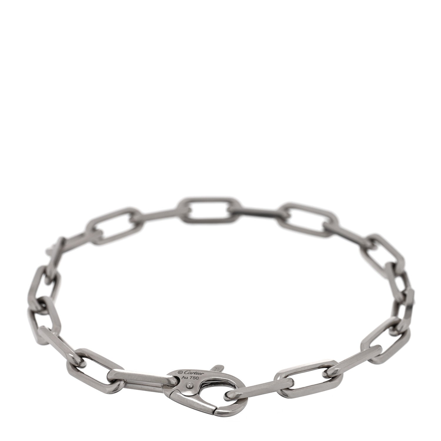 Cartier 18K White Gold Santos de Cartier Bracelet 2 of 4