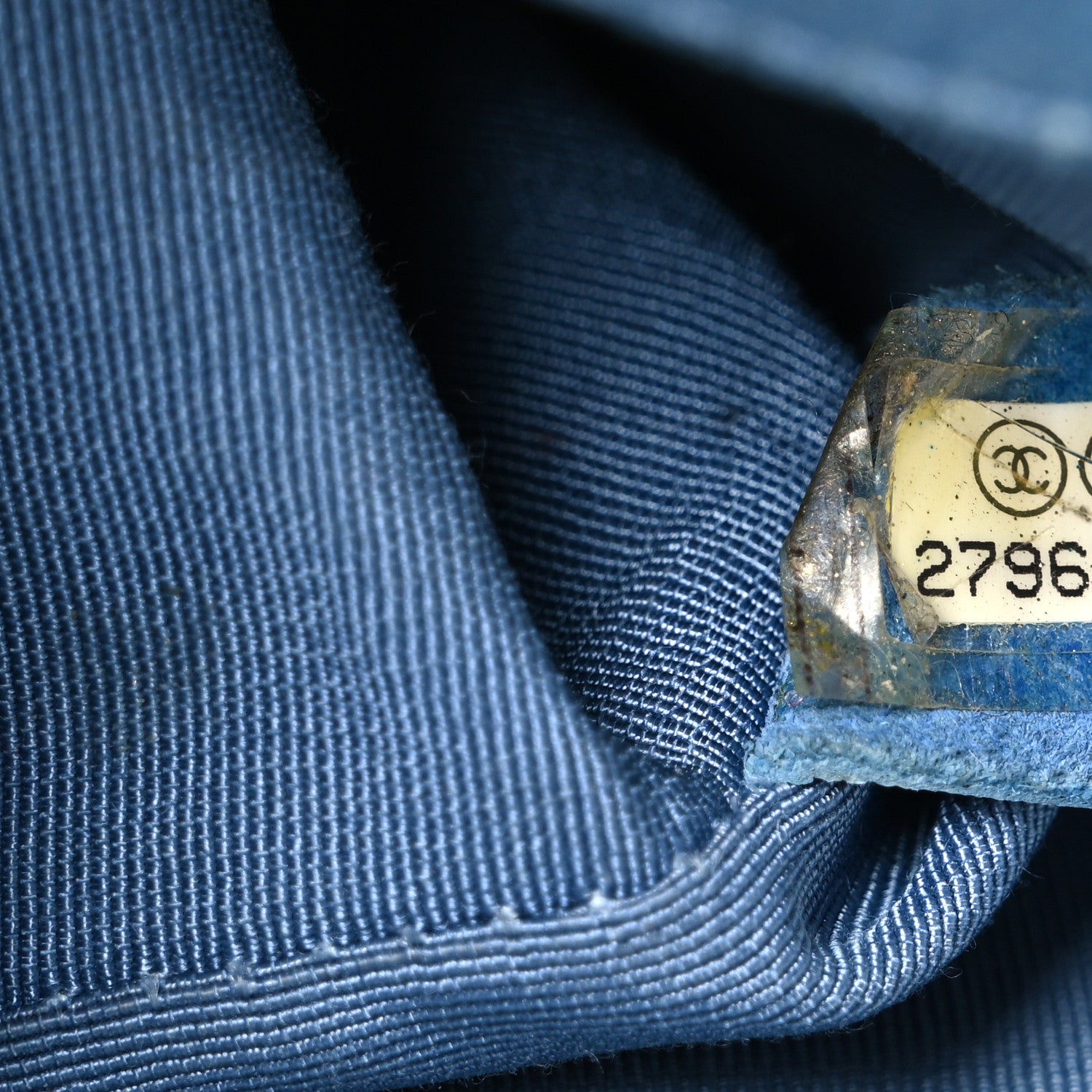 Chanel Denim Pleated Medium Boy Flap Light Blue 6 of 10