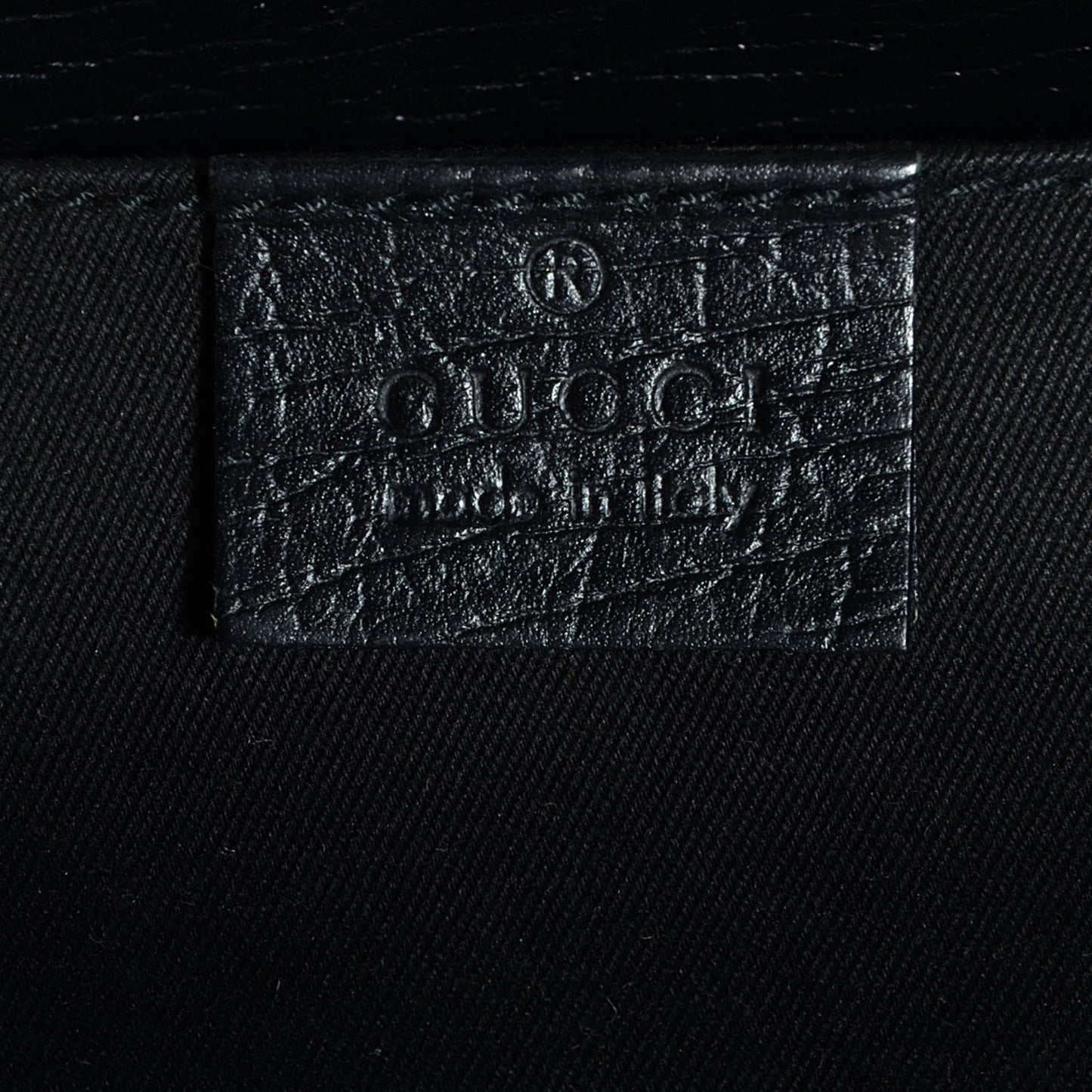 Monogram Horsebit Clutch Black