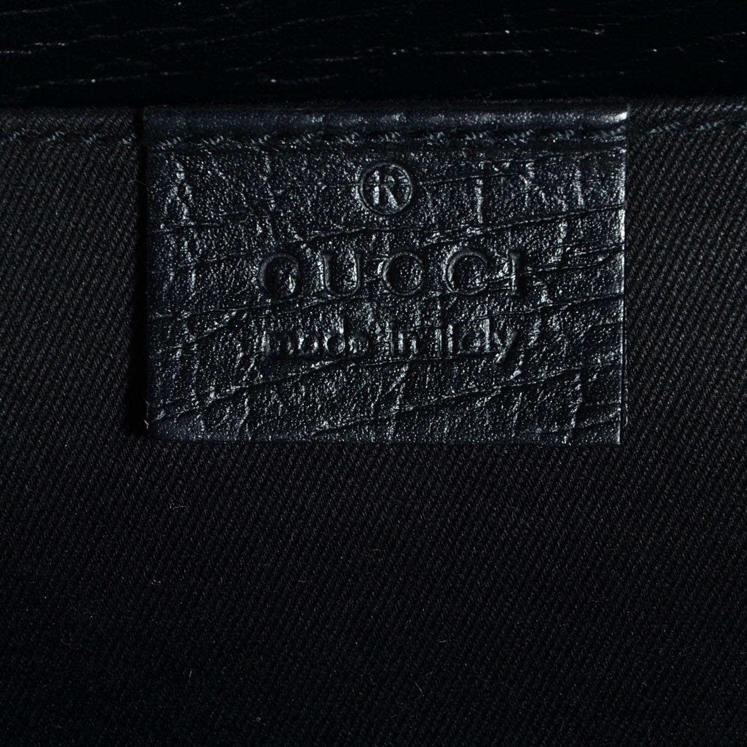 Gucci Monogram Horsebit Clutch Black 7 of 8