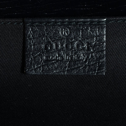 Gucci Monogram Horsebit Clutch Black 7 of 8