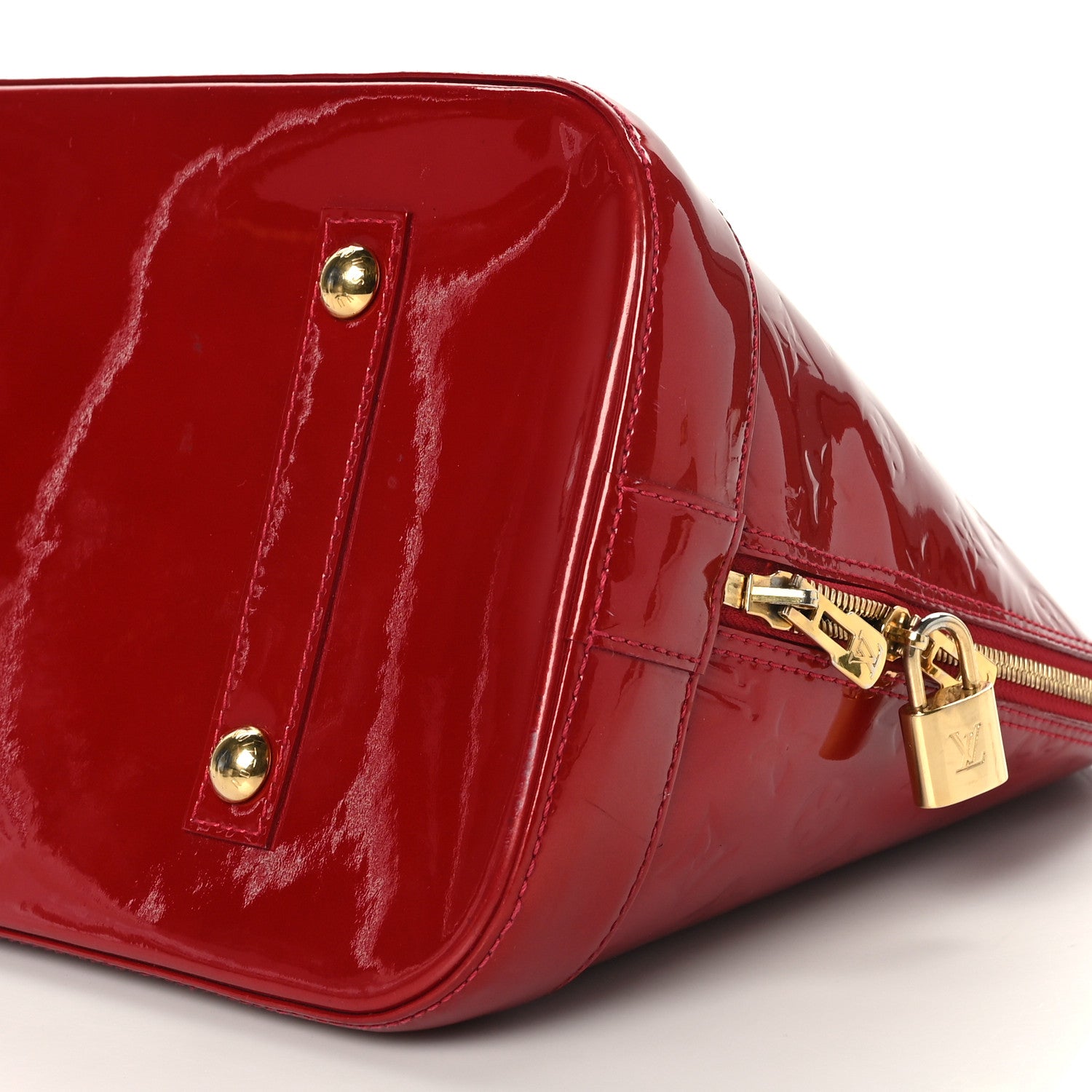 Louis Vuitton Vernis Alma GM Pomme D'Amour 8 of 9