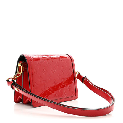 Louis Vuitton Vernis Monogram Dauphine Mini Red 3 of 10