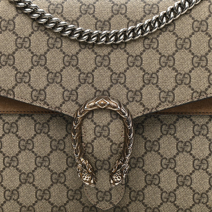 Gucci GG Supreme Monogram Medium Dionysus Shoulder Bag Taupe 8 of 10