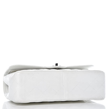 Chanel Caviar Quilted Jumbo Double Flap White 4 of 10