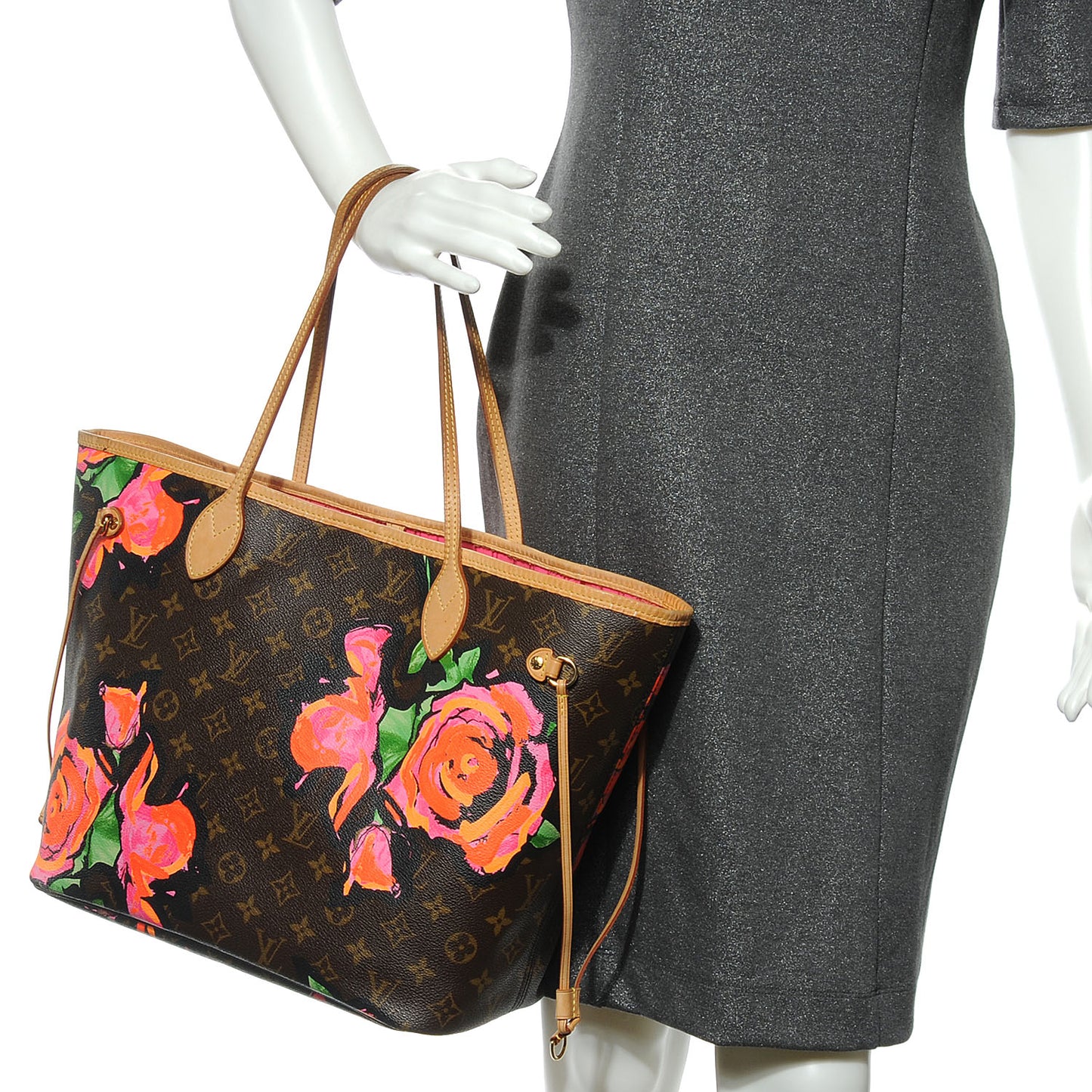 Monogram Roses Neverfull MM