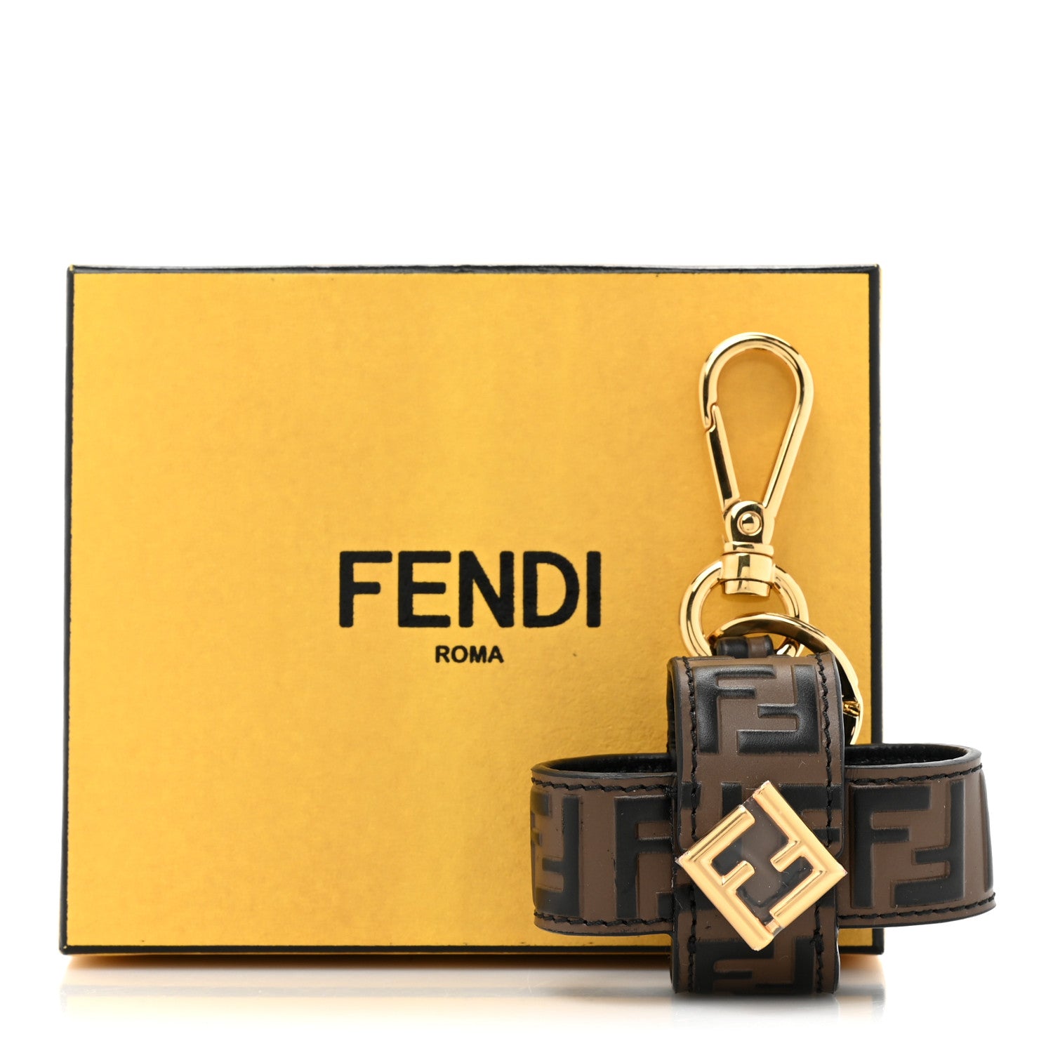 Fendi Vitello Soft F is Fendi AirPods Charm 2 of 12