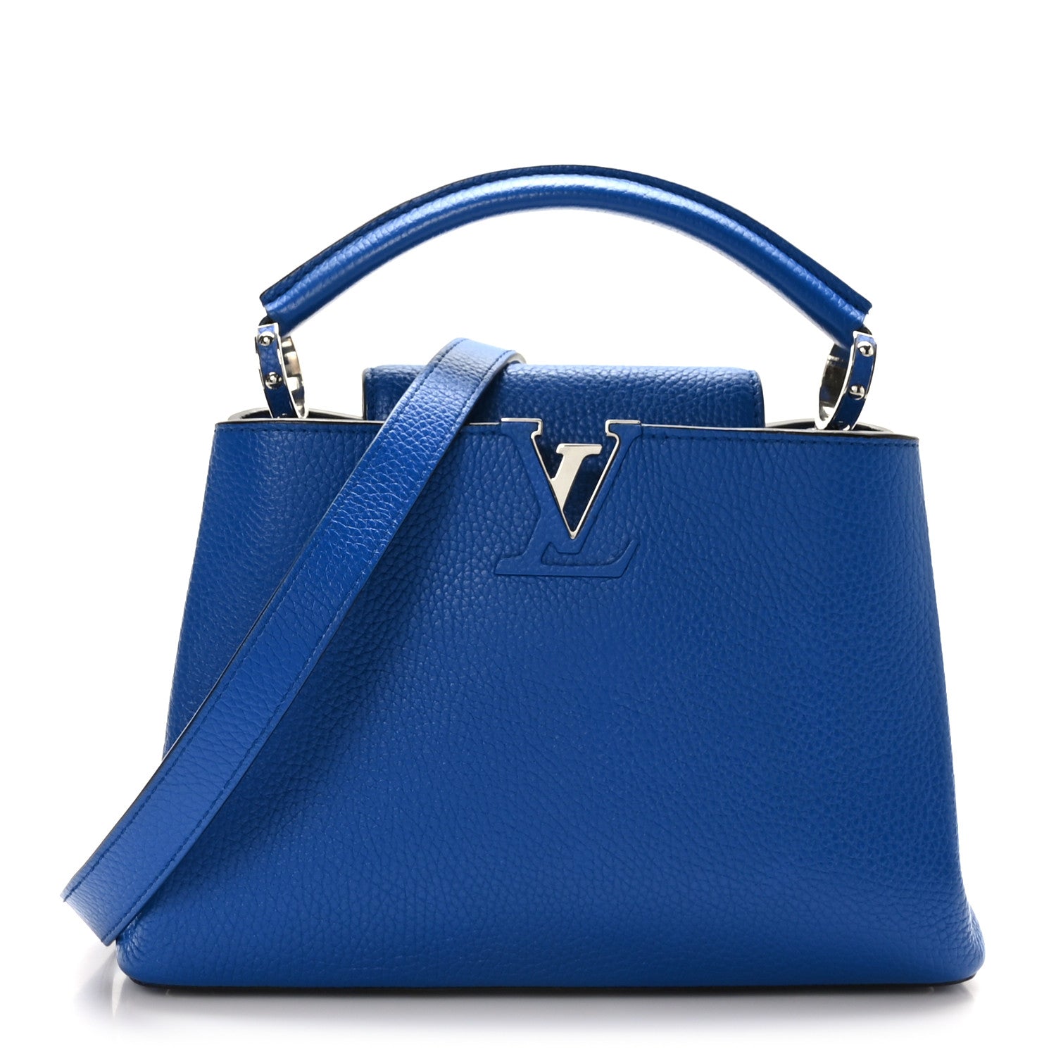 Louis Vuitton Taurillon Capucines BB Royal Blue 1 of 9