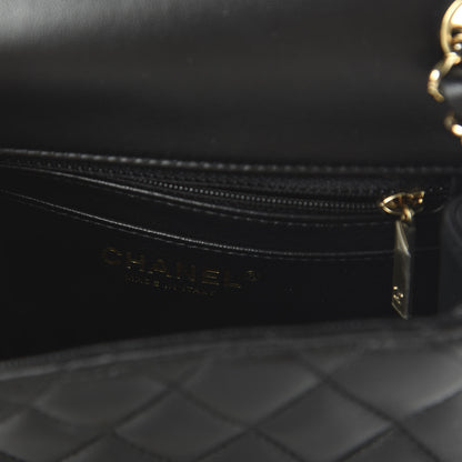 Chanel Lambskin Quilted Mini Square Flap Black 8 of 11