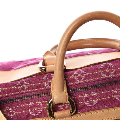 Louis Vuitton Monogram Denim Neo Speedy Fuchsia 14 of 15