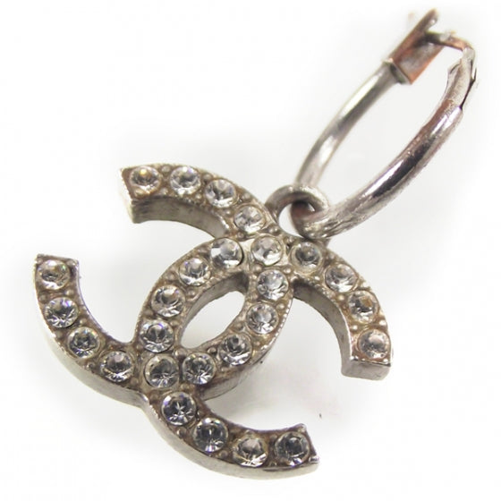 Crystal CC Logo Rhinestone Earrings