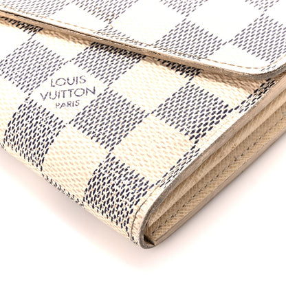 Louis Vuitton Damier Azur Sarah Wallet NM 9 of 10