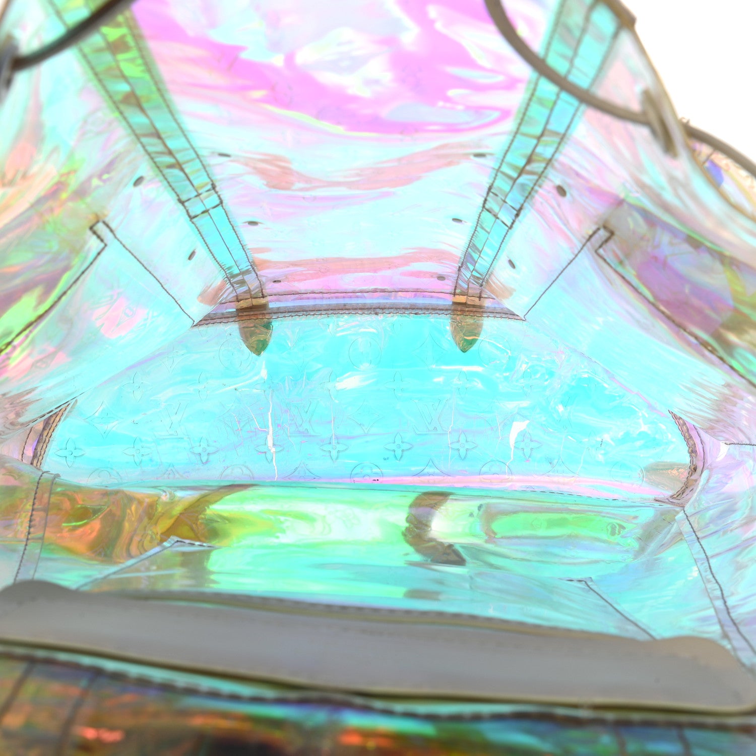 Louis Vuitton PVC Monogram Christopher Backpack GM Iridescent Prism 5 of 15