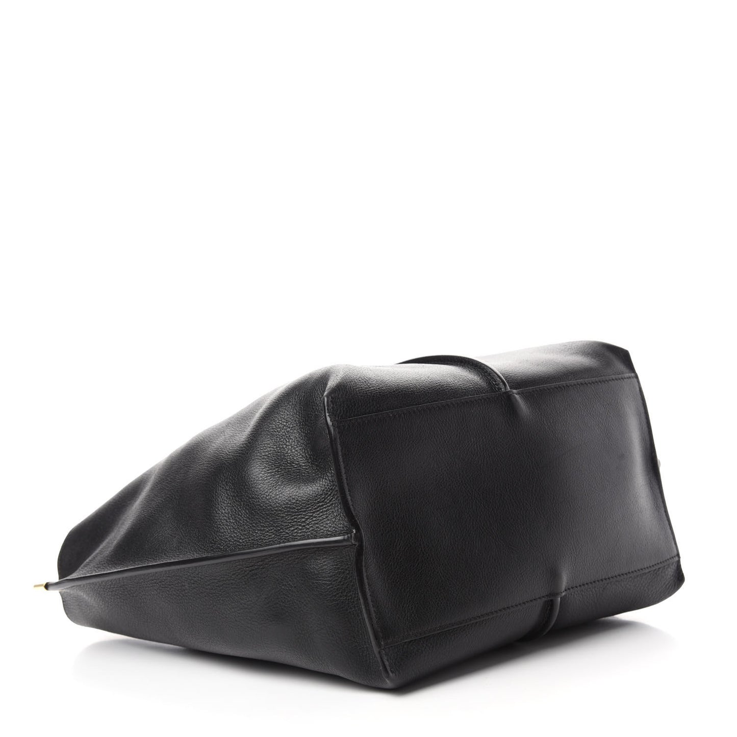 Smooth Calfskin Medium Vick Tote Black