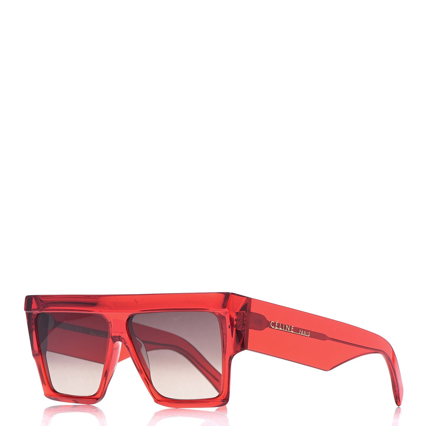 Acetate Squared Sunglasses CL 400301 Red