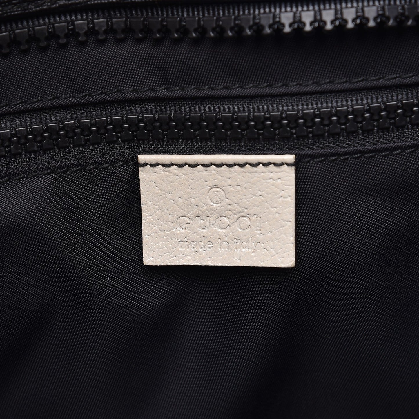 Coated Canvas Large Logo Tote Black