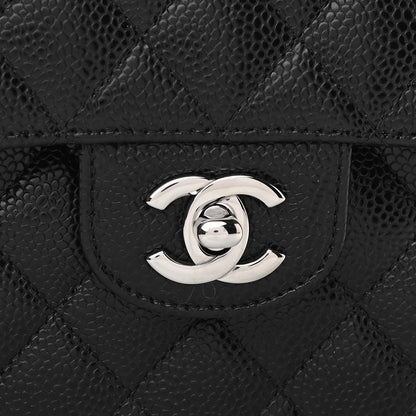 Chanel Caviar Quilted Small Double Flap Black 9 of 9