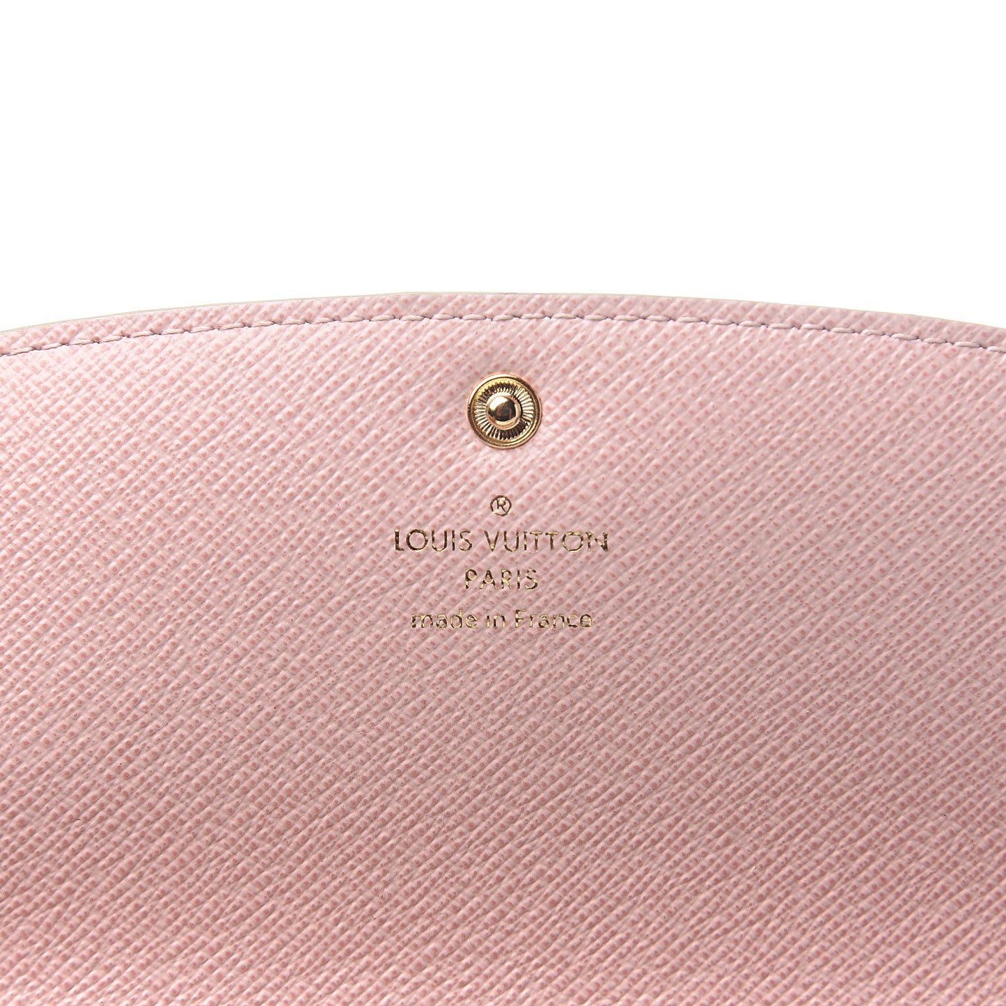 Damier Azur Emilie Wallet Rose Ballerine