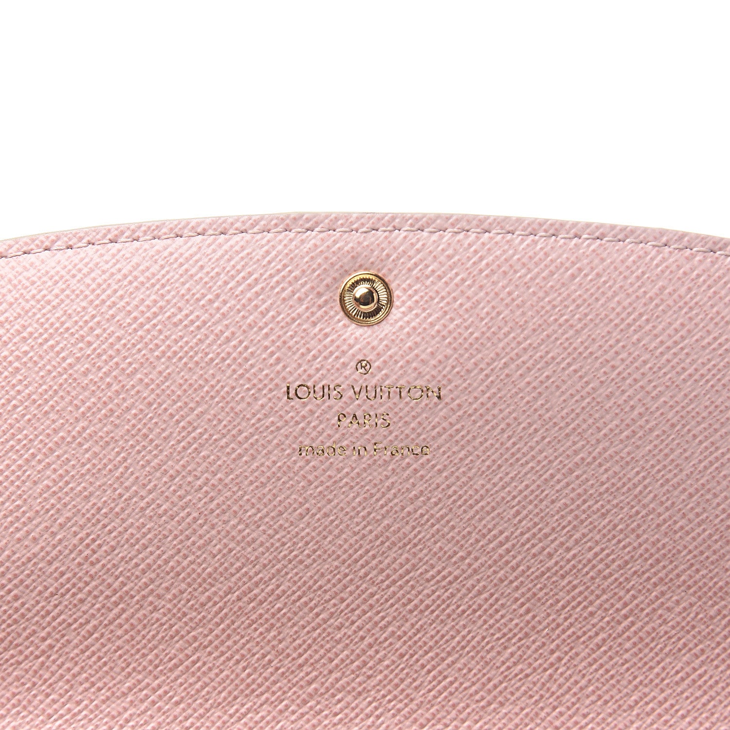 Louis Vuitton Damier Azur Emilie Wallet Rose Ballerine 5 of 6