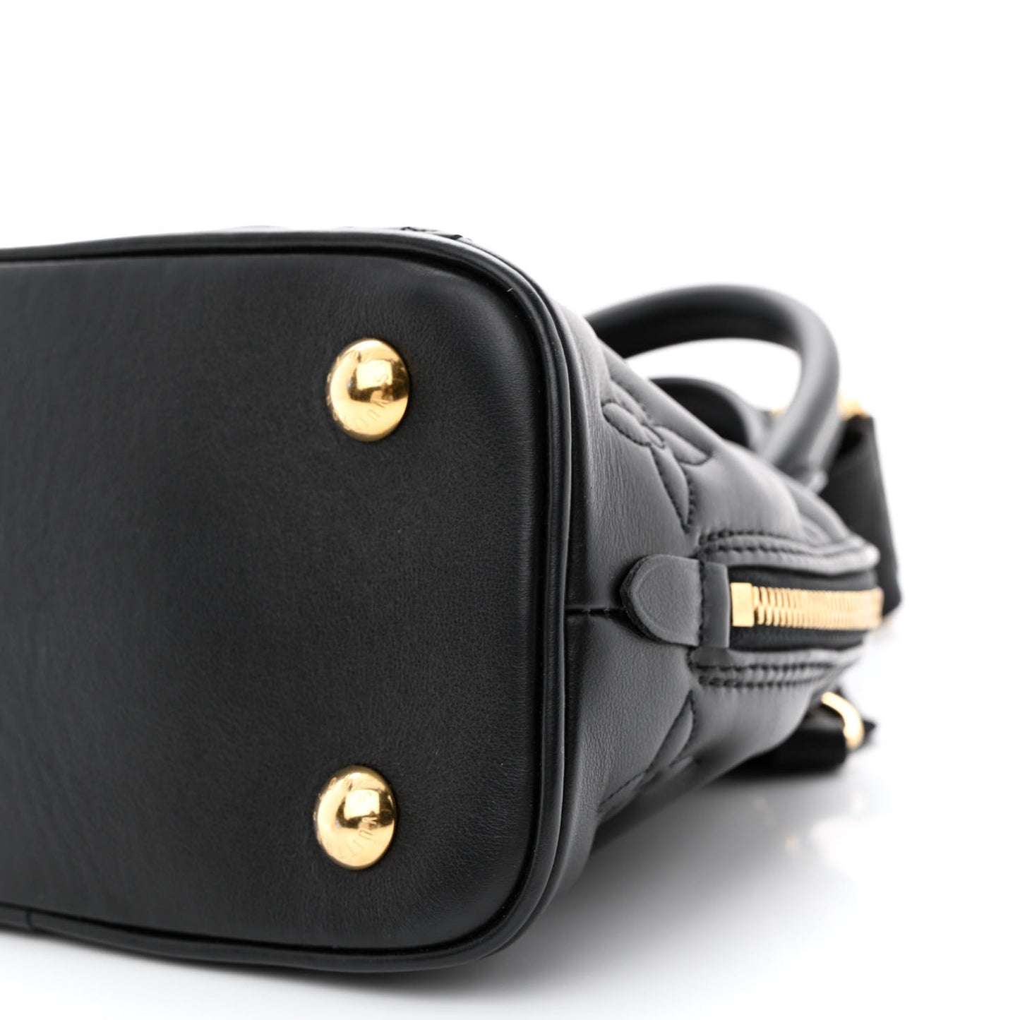 Calfskin Bubblegram Alma BB Black