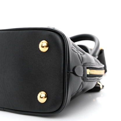 Louis Vuitton Calfskin Bubblegram Alma BB Black 9 of 10