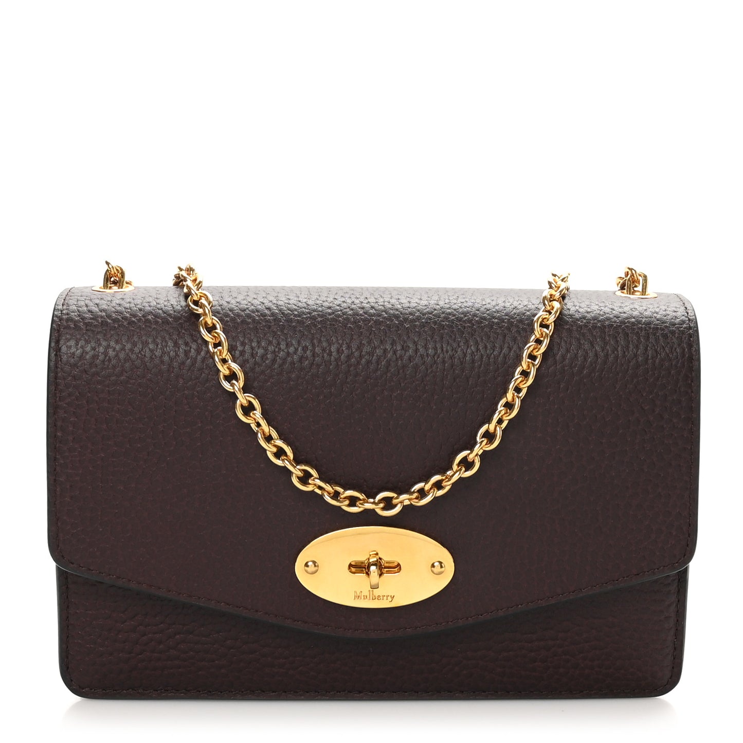 Small Classic Grain Calfskin Small Darley Oxblood