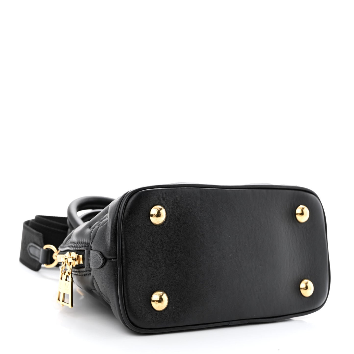 Calfskin Bubblegram Alma BB Black
