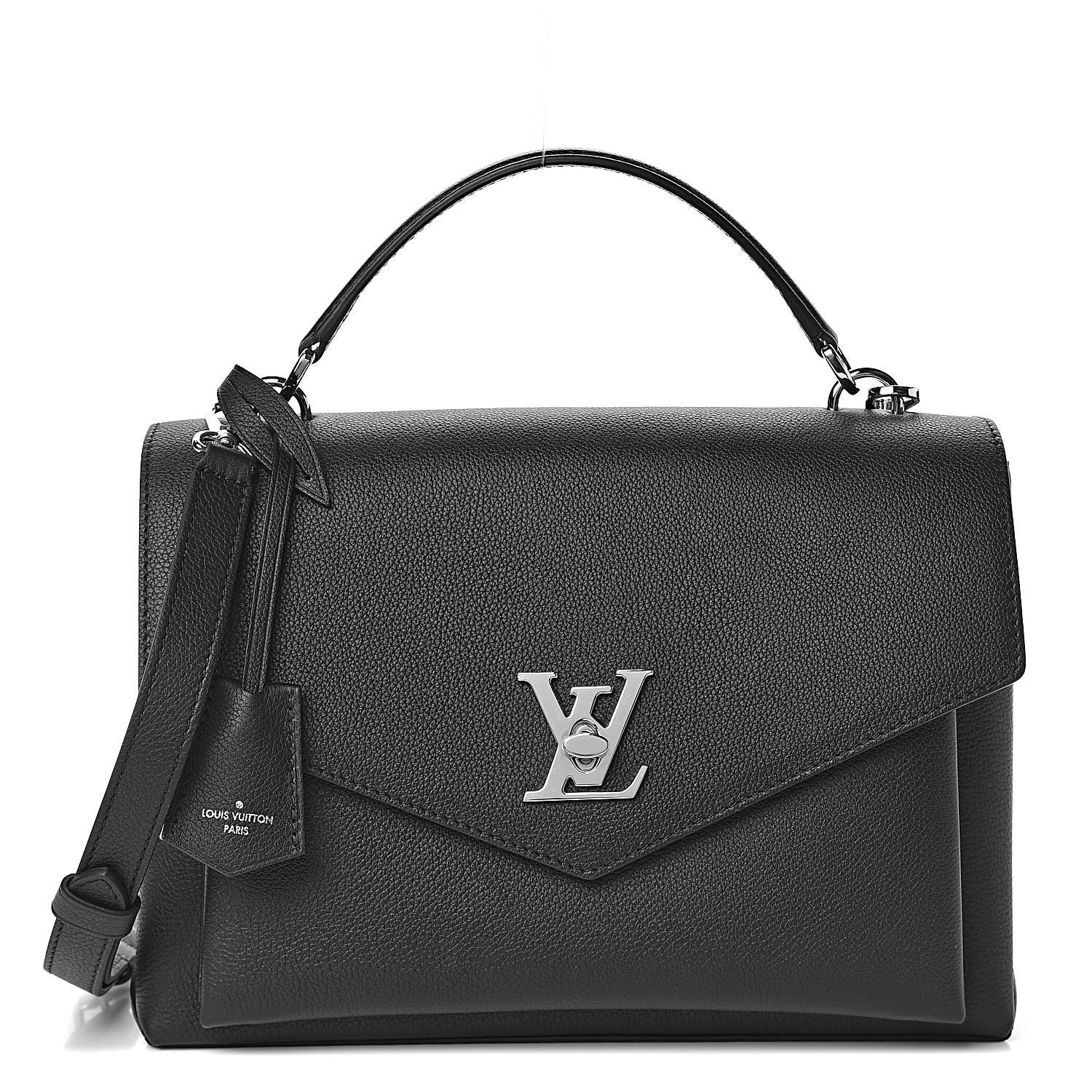 Louis Vuitton Soft Calfskin My Lockme Top Handle Black 1 of 12