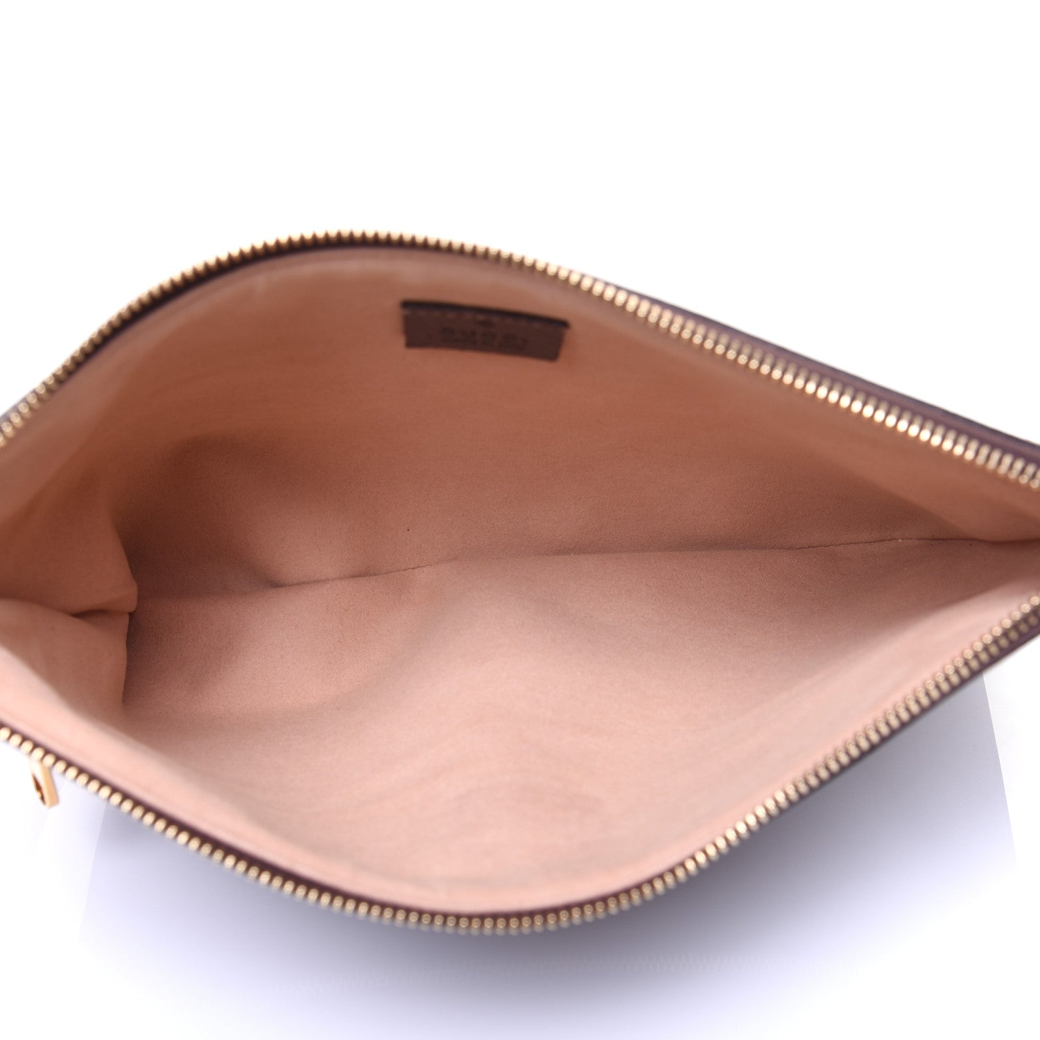 Gucci GG Supreme Monogram Large Ophidia Pouch Clutch Brown 5 of 11