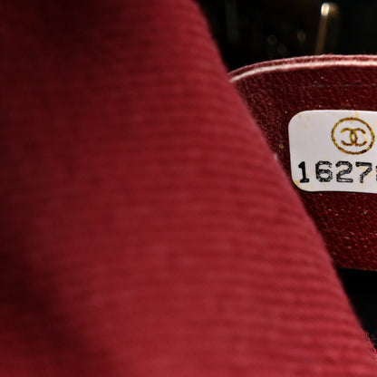 Chanel Aged Calfskin Quilted Medium Pondichery Flap Black 7 of 10