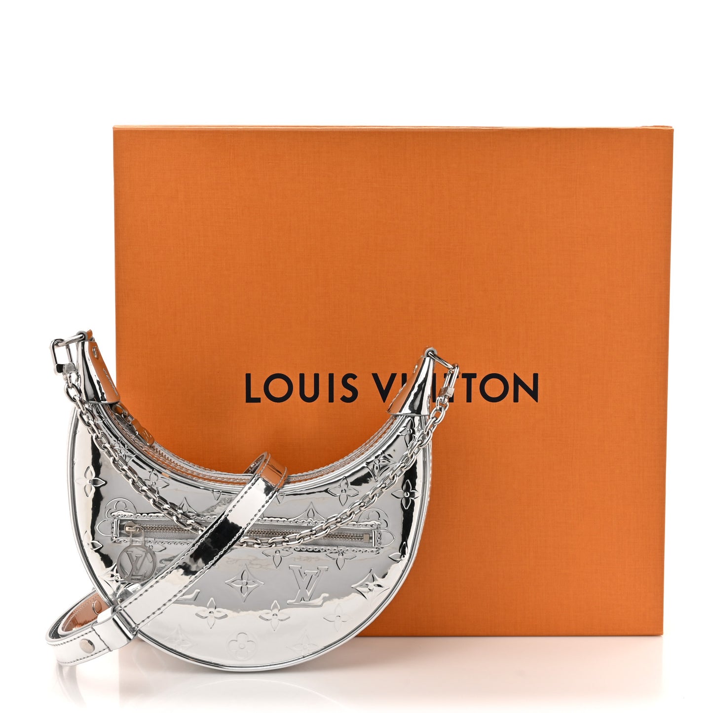 Monogram Miroir Loop PM Silver