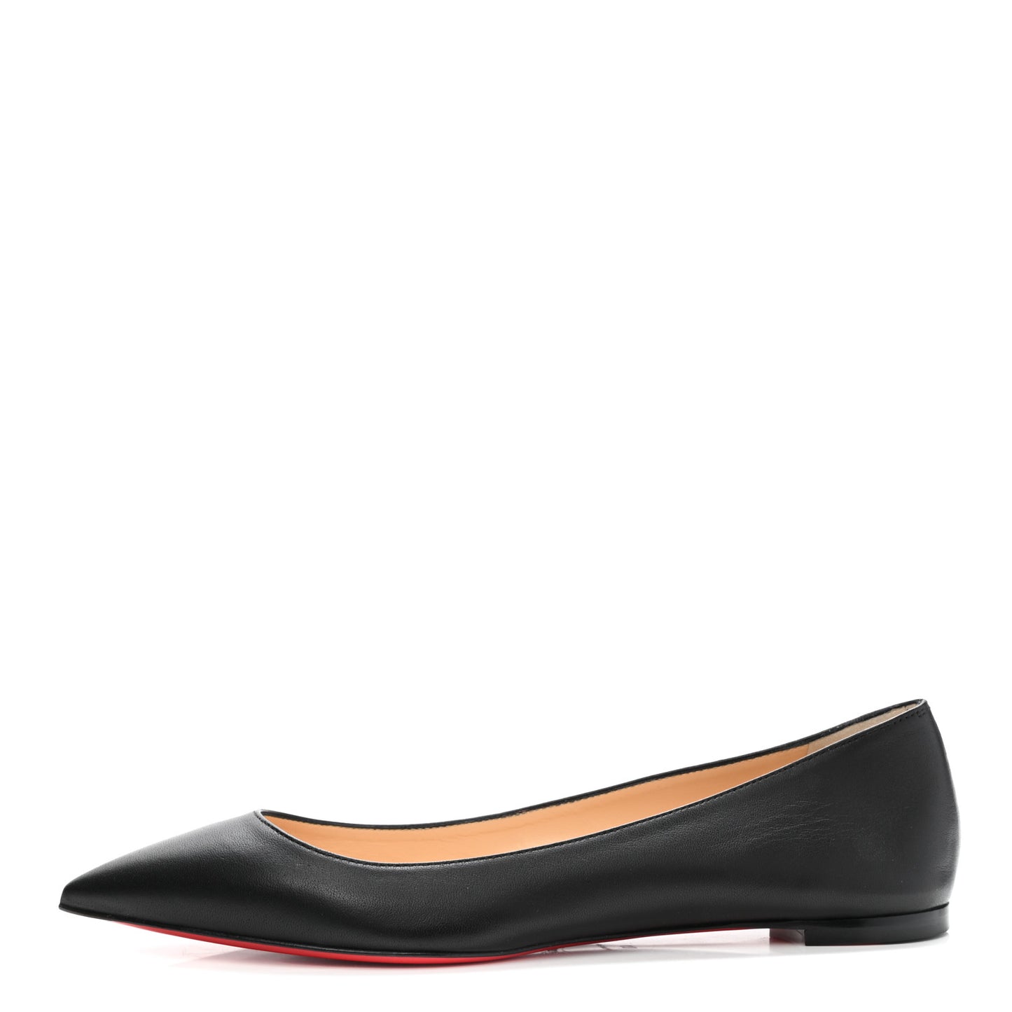 Shiny Nappa Ballalla Flats 40 Black