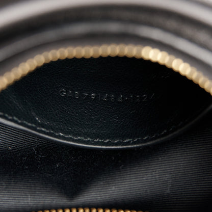 Saint Laurent Plunged Lambskin Calypso Mini Hobo Black 7 of 10